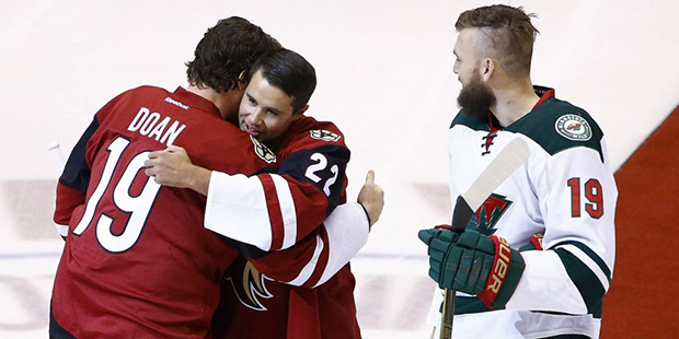 Craig Cunningham (22), the 26-year-old captain of the Tucson Roadrunners, the Arizona Coyotes' AHL ...