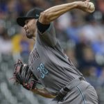 Arizona Diamondbacks' Robbie Ray pitches to a Milwaukee Brewers' batter during the first inning of a baseball game Thursday, May 25, 2017, in Milwaukee. (AP Photo/Tom Lynn)