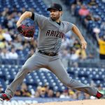 Arizona Diamondbacks starting pitcher Robbie Ray delivers in the first inning of a baseball game against the Pittsburgh Pirates in Pittsburgh, Tuesday, May 30, 2017. (AP Photo/Gene J. Puskar)