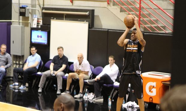 Phoenix Suns hosting workout for draft prospects. (Photo by Jose Esparza/Cronkite News)...