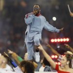 Black Eyed Peas perform during opening ceremony ahead the Champions League final soccer match between Juventus and Real Madrid at the Millennium Stadium in Cardiff, Wales, Saturday June 3, 2017. (AP Photo/Kirsty Wigglesworth)