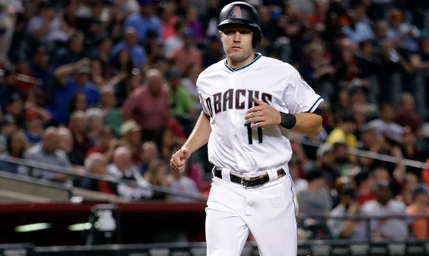 Arizona Diamondbacks A.J. Pollock (11) scores on a base hit by Paul Goldschmidt during the third in...