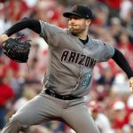 Arizona Diamondbacks starting pitcher Robbie Ray throws during the second inning of a baseball game against the St. Louis Cardinals, Friday, July 28, 2017, in St. Louis. (AP Photo/Jeff Roberson)