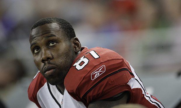 Arizona Cardinals wide receiver Anquan Boldin is shown against the Detroit Lions in the third quart...