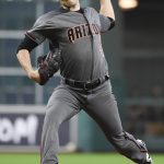 Arizona Diamondbacks starting pitcher Patrick Corbin delivers during the first inning of the team's game against the Houston Astros, Thursday, Aug. 17, 2017, in Houston. (AP Photo/Eric Christian Smith)