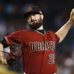 Arizona Diamondbacks' Robbie Ray throws a pitch against the San Diego Padres during the first inning of a baseball game Sunday, Sept. 10, 2017, in Phoenix. (AP Photo/Ross D. Franklin)
