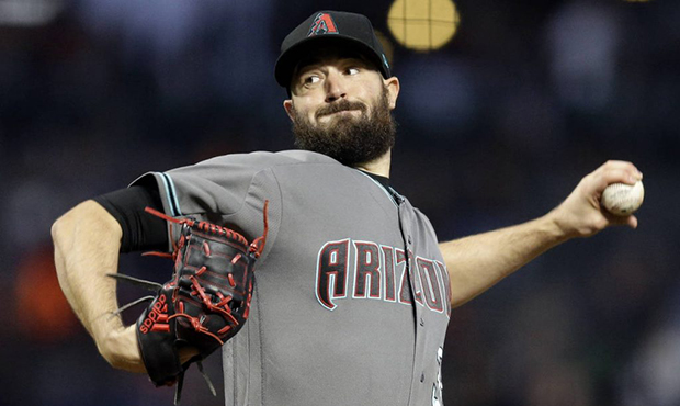 Arizona Diamondbacks pitcher Robbie Ray works against the San Francisco Giants in the first inning ...