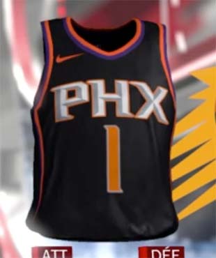 NBA 2K reportedly leaks unreleased Suns black alternate jersey