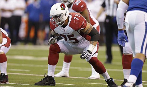 Arizona Cardinals' Alex Boone (75) in action during the first half of an NFL football game against ...