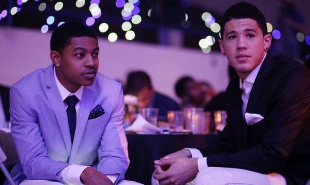 Suns guards Tyler Ulis and Devin Booker (Photo taken from Devin Booker’s Twitter account)...