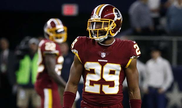 Washington Redskins cornerback Kendall Fuller (29) lines up against the Dallas Cowboys during an NF...