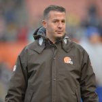 Philadelphia Eagles QB coach John DeFilippo
DeFilippo, 39, has reportedly been on general manager Steve Keim’s radar for some time, according to Ian Rapoport. He has been the quarterbacks coach in Oakland working with Derek Carr before spending one year as the offensive coordinator of the Browns. His most recent work with Carson Wentz in Philadelphia has him as one of the hotter coaching names in the league.
 (AP Photo/David Richard)