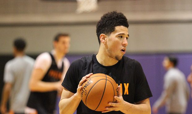 Phoenix Suns’ Devin Booker looks to become the first player from the franchise to land a spot in ...
