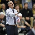 Arizona State coach Bobby Hurley directs his team against Colorado during the first half of an NCAA college basketball game Thursday, Jan. 4, 2018, in Boulder, Colo. (AP Photo/David Zalubowski)