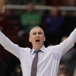 Arizona State head coach Bobby Hurley argues a call during the second half of an NCAA college basketball game against Stanford Wednesday, Jan. 17, 2018, in Stanford, Calif. (AP Photo/Marcio Jose Sanchez)