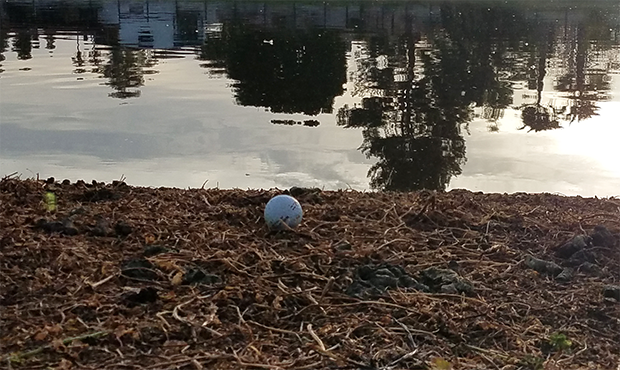 It's estimated that around 300 million golf balls are lost in water hazards every year (Photo by Lu...