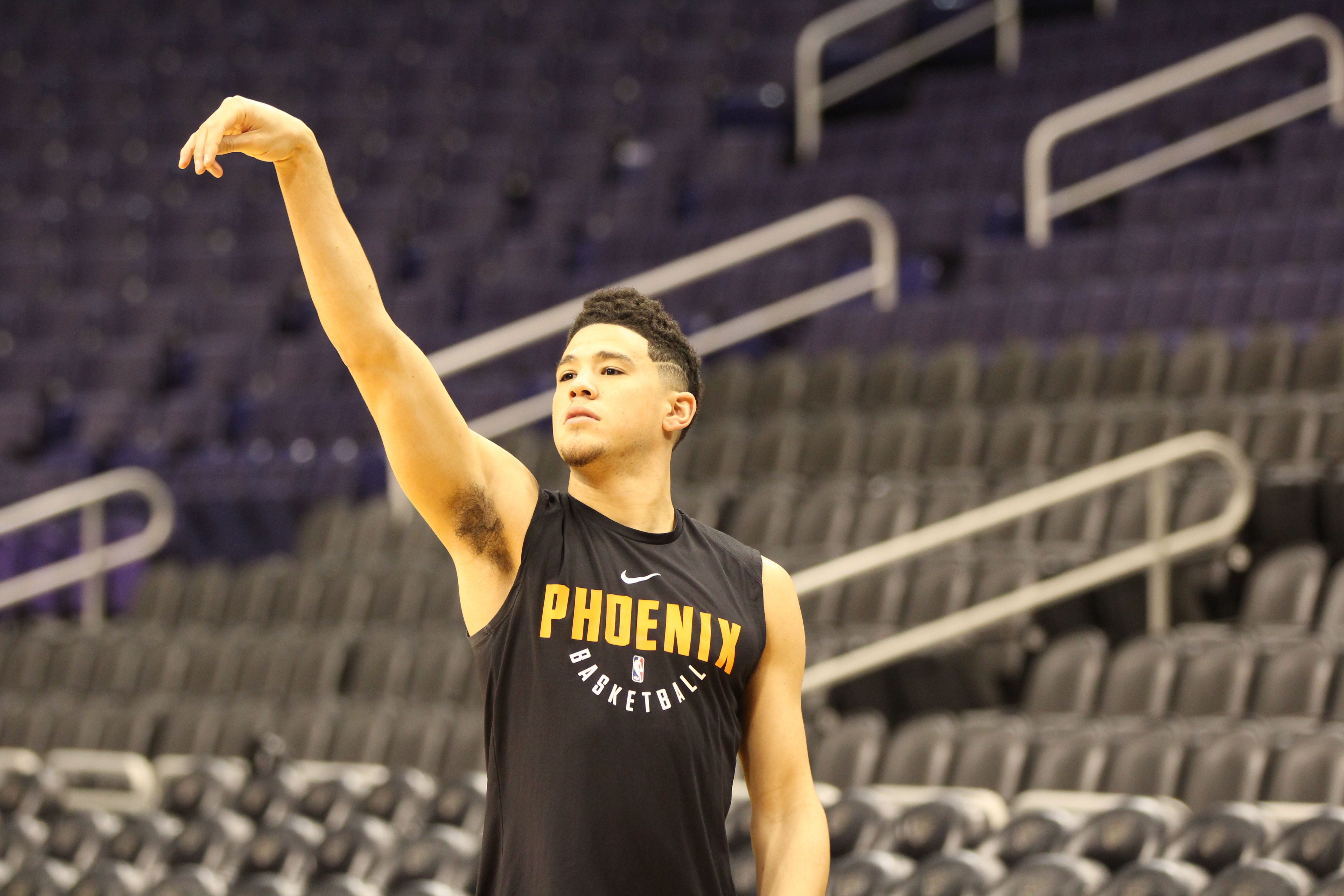Phoenix Suns' Devin Booker seeks first 3-point title