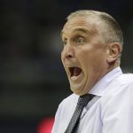 Arizona State head coach Bobby Hurley reacts to a play against Washington in the first half of an NCAA college basketball game, Thursday, Feb. 1, 2018, in Seattle. (AP Photo/Ted S. Warren)