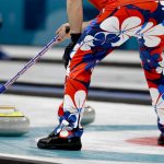 Norway's skip Thomas Ulsrud holds his broom during a men's curling match against Italy at the 2018 Winter Olympics in Gangneung, South Korea, Tuesday, Feb. 20, 2018. (AP Photo/Natacha Pisarenko)