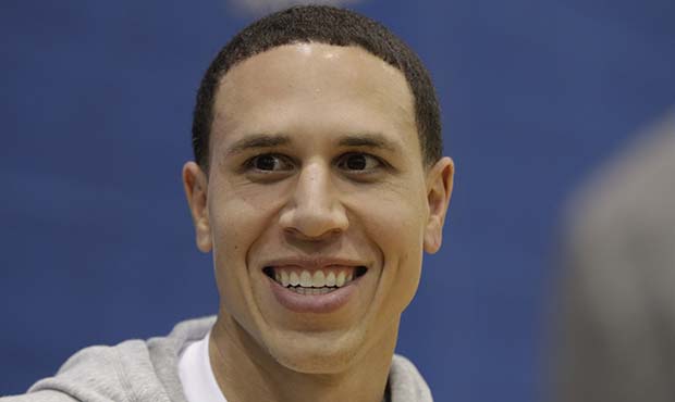 New York Knicks guard Mike Bibby is shown during media day at the Knicks training facility in Green...