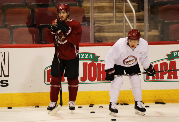 Coyotes players address grind of NHL season