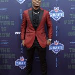 Florida State's Derwin James poses for photos on the red carpet before the first round of the NFL football draft, Thursday, April 26, 2018, in Arlington, Texas. (AP Photo/Eric Gay)