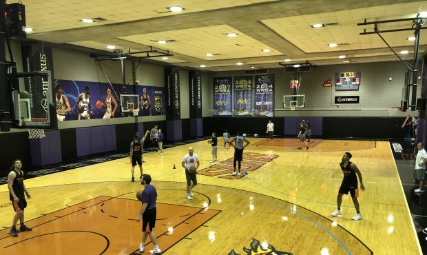 Phoenix Suns host pre-draft workouts Tuesday morning.(Photo by Jade Hanson / Cronkite News)...