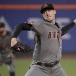 Arizona Diamondbacks pitcher Patrick Corbin delivers against the New York Mets during the first inning of a baseball game, Saturday, May 19, 2018, in New York. (AP Photo/Julie Jacobson)