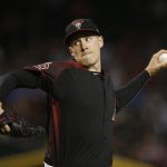 Arizona Diamondbacks starting pitcher Patrick Corbin throws to a New York Mets batter during the first inning of a baseball game Saturday, June 16, 2018, in Phoenix. (AP Photo/Ross D. Franklin)