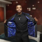 Top NBA Draft prospect, Mikal Bridges, shows off his style as he heads to the draft in a JF J. Ferrar suit on Thursday, June 21, 2018 in New York. The fully customized suit includes a personalized liner with elements that celebrate Villanova's two championship winning teams. JF J. Ferrar is exclusively available at JCPenney. (Mark Von Holden/AP Images for JCPenney)