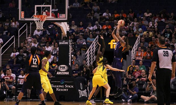 Brittney Griner hit a turnaround jumper against the Seattle Storm. Griner is averaging 20.4 points ...