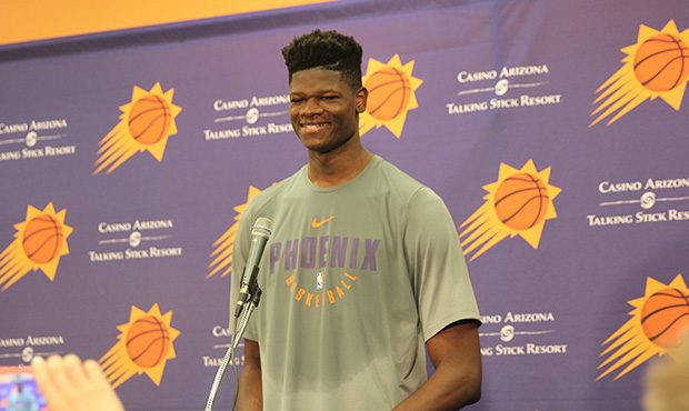 Mo Bamba worked out for the Phoenix Suns on Saturday and hopes the franchise selects him with the N...