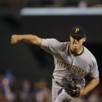 Pittsburgh Pirates starting pitcher Jameson Taillon throws a pitch against the Arizona Diamondbacks during the first inning of a baseball game Wednesday, June 13, 2018, in Phoenix. (AP Photo/Ross D. Franklin)