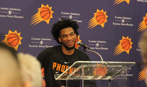 Marvin Bagley III's improbably journey made a stop in Phoenix. (Photo by Jordan Kaye/Cronkite News)...