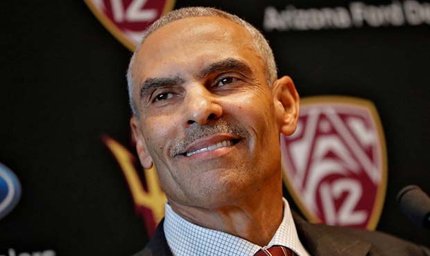 FILE - In this Dec. 4, 2017, file photo, new Arizona State University NCAA college football head co...