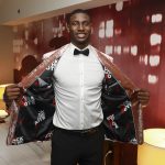  Top NBA Draft prospect, Jaren Jackson Jr., shows off his style as he heads to the draft in a JF J. Ferrar suit on Thursday, June 21, 2018 in New York. The fully customized suit includes a personalized liner with the "Rock the Vote" logo. JF J. Ferrar is exclusively available at JCPenney. (Mark Von Holden/AP Images for JCPenney)