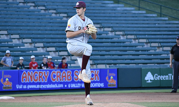 Mountain Ridge High School pitcher Matthew Liberatore was selected 16th overall by the Tampa Bay Ra...