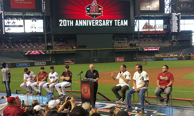 Current D-backs, 2001 champs dominate 20th anniversary team