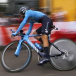 Spain's Mikel Landa Meana rides during the twentieth stage of the Tour de France cycling race, an individual time trial over 31 kilometers (19.3 miles)with start in Saint-Pee-sur-Nivelle and finish in Espelette, France, Saturday July 28, 2018. (AP Photo/Peter Dejong)