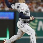 Tampa Bay Rays pitcher Blake Snell (4) throws during the third inning of the Major League Baseball All-star Game, Tuesday, July 17, 2018 in Washington. (AP Photo/Patrick Semansky)