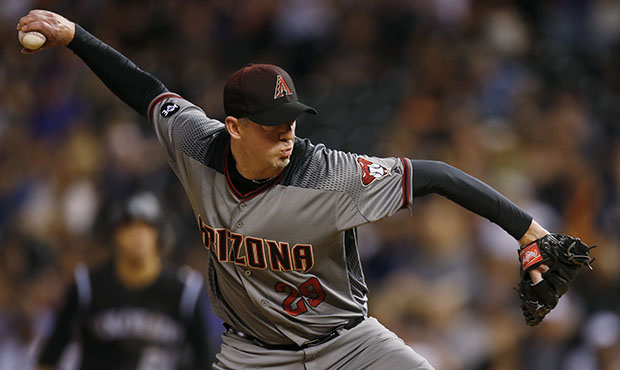 Colorado Rockies relief pitcher Brad Hand (55) in the ninth inning