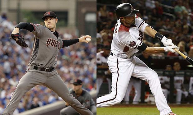 Patrick Corbin and A.J. Pollock are expected to part ways with the D-backs this offseason. (AP Phot...