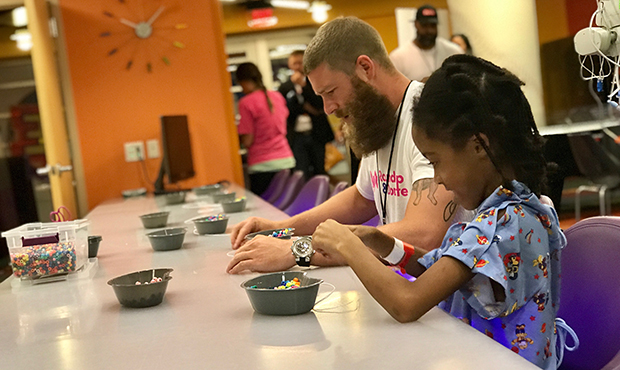 D-backs player Archie Bradley visited kids at the Phoenix Children's Hospital on Tuesday, July 31. ...