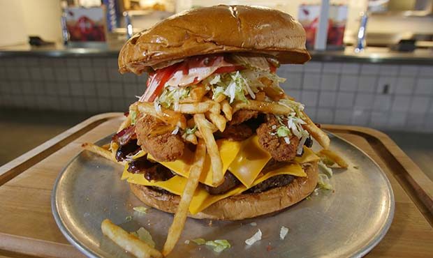 Cardinals' new food menu items include seven-pound burger challenge