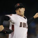 Arizona Diamondbacks starting pitcher Patrick Corbin throws a pitch against the Chicago Cubs during the first inning of a baseball game Monday, Sept. 17, 2018, in Phoenix. (AP Photo/Ross D. Franklin)