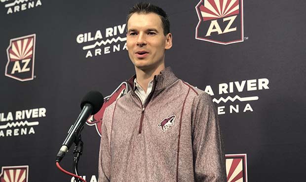 Coyotes' President of Hockey Operations and GM John Chayka is entering his third season in that rol...