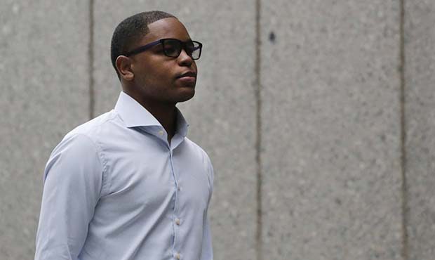 Former sports agent Christian Dawkins arrives at federal court, Monday, Oct. 1, 2018, in New York a...