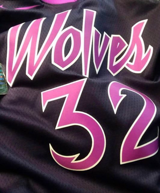 Football teams shirt and kits fan: Minnesota Timberwolves City Edition Font  2018 Tribute To Prince