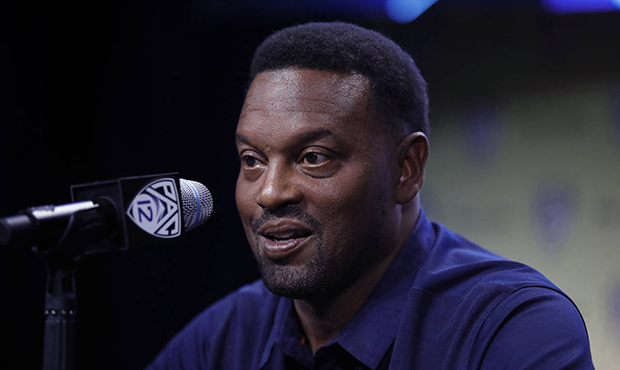 FILE - In this July 25, 2018, file photo, Arizona head coach Kevin Sumlin speaks at the Pac-12 Conf...