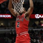 Chicago Bulls forward Jabari Parker dunks against the Phoenix Suns during the second half of an NBA basketball game Wednesday, Nov. 21, 2018, in Chicago. The Bulls won 124-116. (AP Photo/Nam Y. Huh)